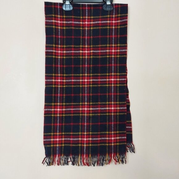Pendleton Virginia wool plaid scarf - Picture 1 of 3